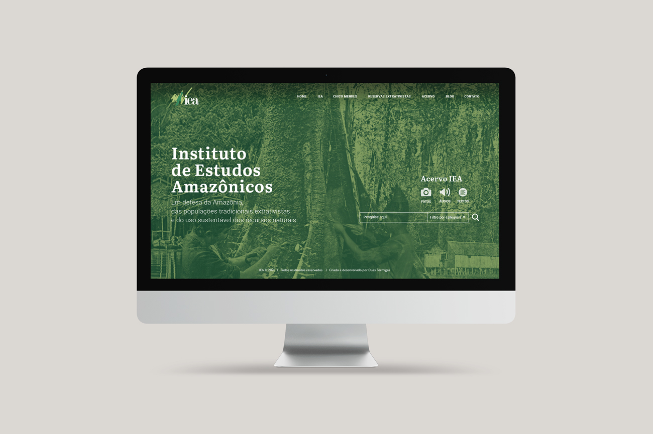 IEA - Instituto de Estudos Amazônicos - Duas Formigas Design