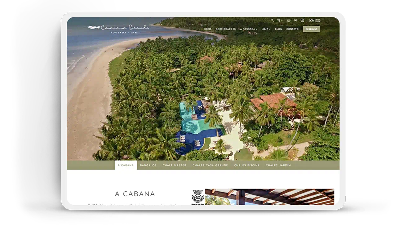 Camurim Grande - website