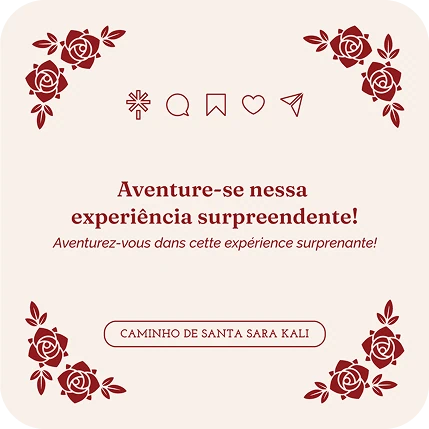 Caminho de Santa Sara Kali - posts para Instagram - álbum